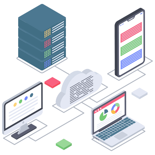 Cloud computing network networking multimedia icon