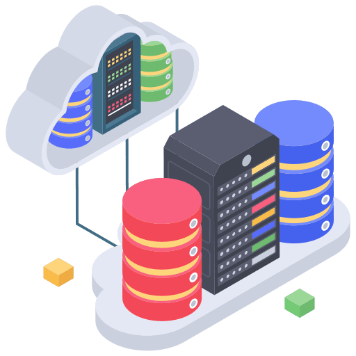 Cloud storage interface cloud computing cloud storage icon
