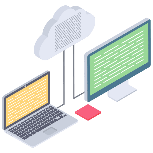 Cloud data cloud data file storage cloud storage icon