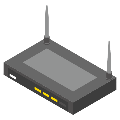 Modem computer wifi router wireless internet icon