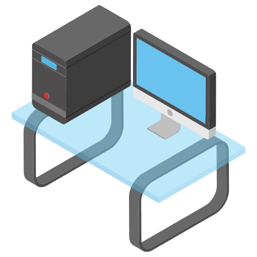 Desktop computer computer monitor miscellaneous tower pc icon