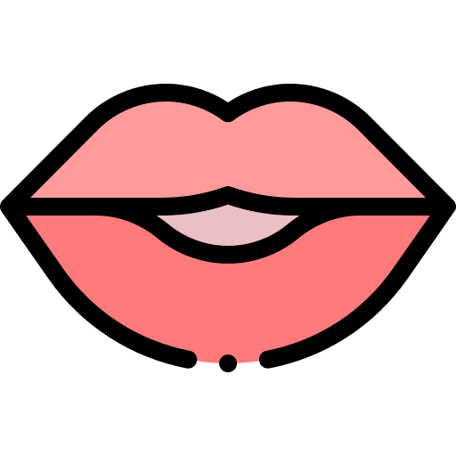 Mouth dentist feminine healthcare and medical icon