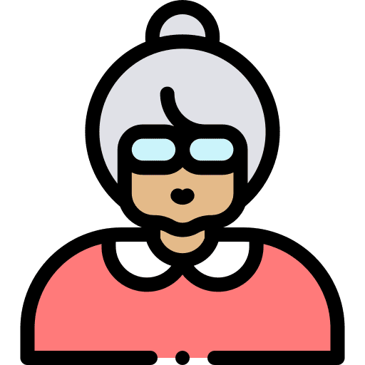 Grandmother old people user people icon