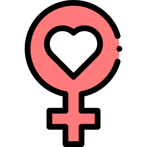 Mother female shapes and symbols mother icon