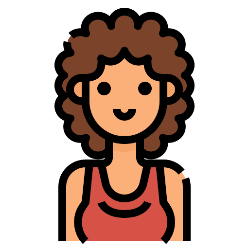 Avatar woman girl account icon