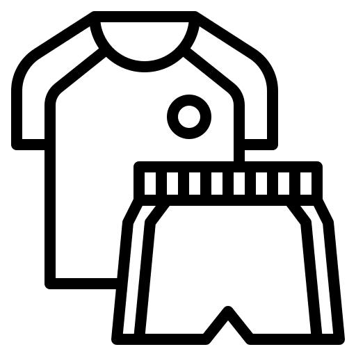 Cloth fitness cloth clothing icon