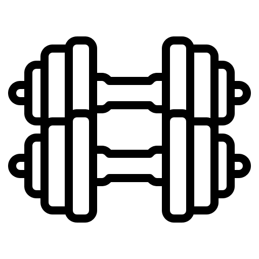 Dumbbells sports weight weights icon