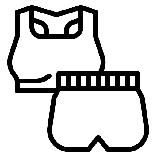 Woman clothes woman wellness health icon