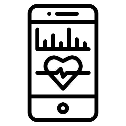 Application fitness diet health icon