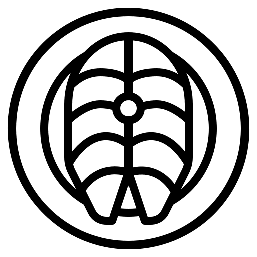 Salmon fish fitness dish icon