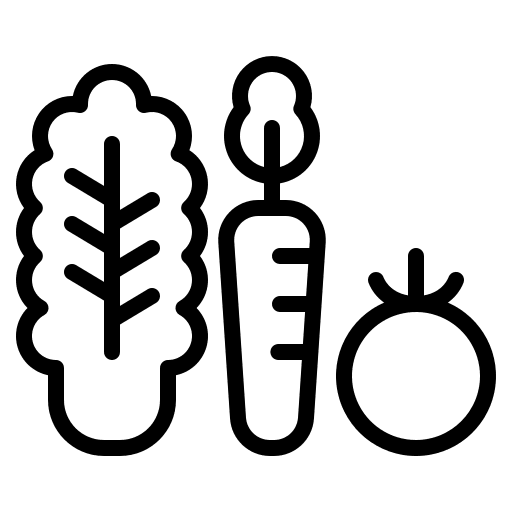 Vegetables vegan organic vitamins icon