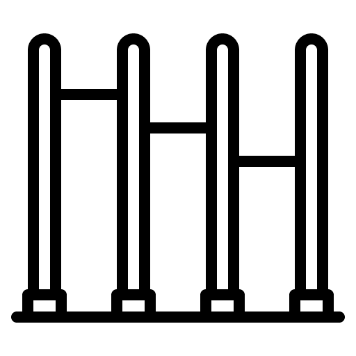 Pull up bar health diet gym icon