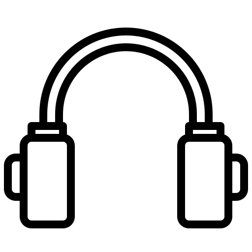 Headphone audio technology electronics icon