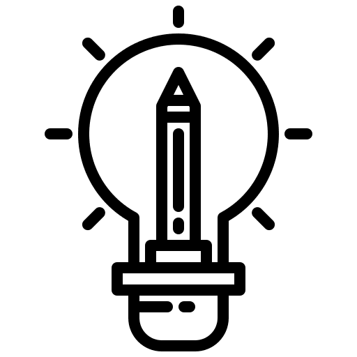 Idea create bulb idea icon