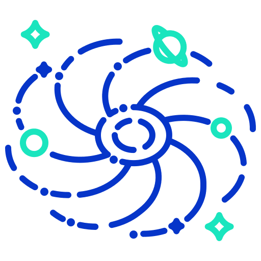 Galaxy miscellaneous universe black hole icon