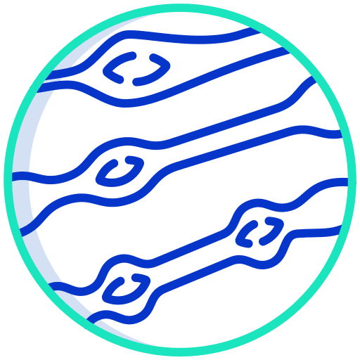 Venus space solar system astronomy icon