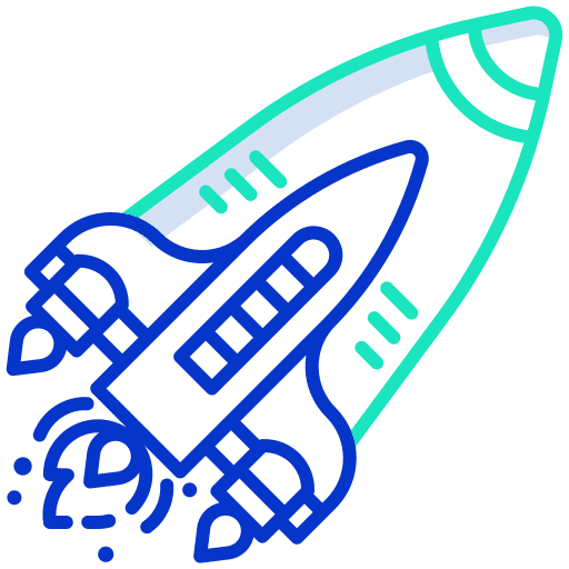 Space shuttle startup seo miscellaneous icon