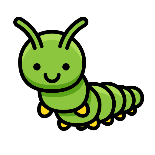 Caterpillar caterpillar entomology wings icon