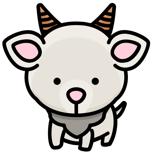 Goats wildlife lamb mammal icon