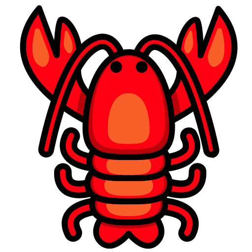 Lobster sea life lobster food and restaurant icon
