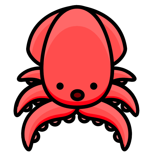 Squid invertebrate cephalopods squid icon