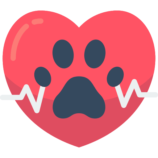 Health animals health love icon