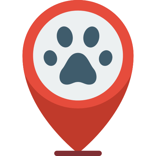 Location animals location map icon