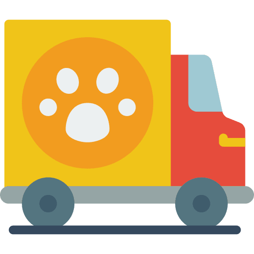 Truck truck pets mobile icon
