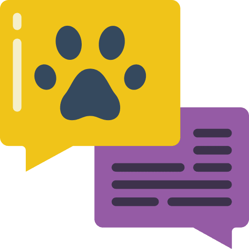 Chat advice vet talk icon