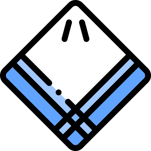 Handkerchief fashion man healthcare and medical icon