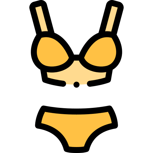 Underwear thong femenine bra icon