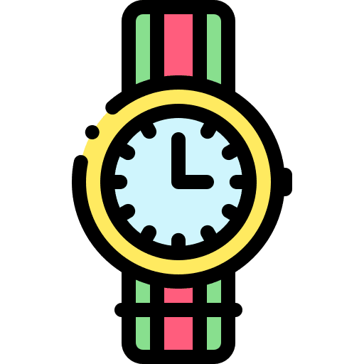 Watch time wristwatch clock icon