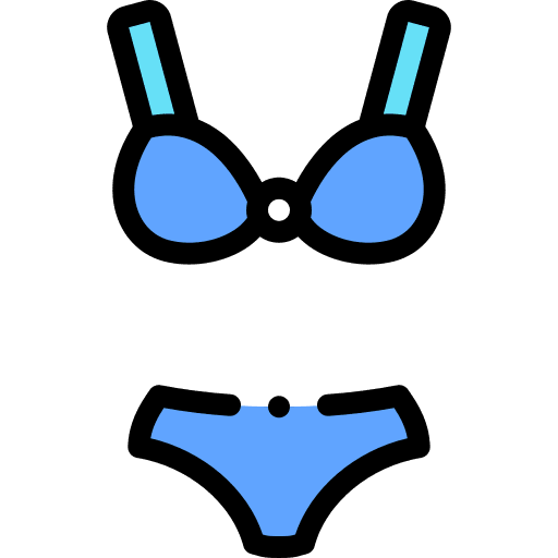 Bikini fashion style holidays icon