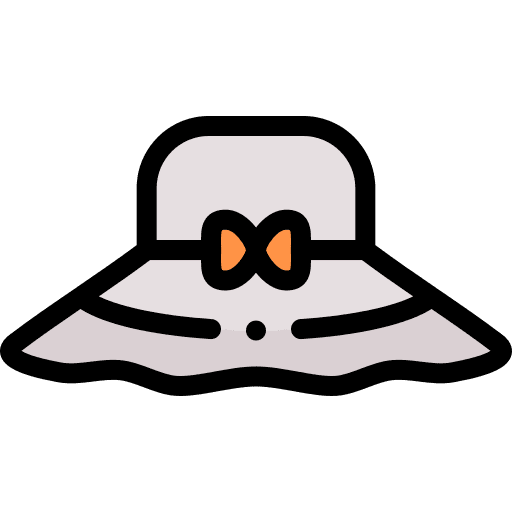 Pamela hat beach holidays holiday icon