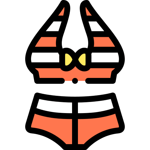 Bikini style female fashion icon