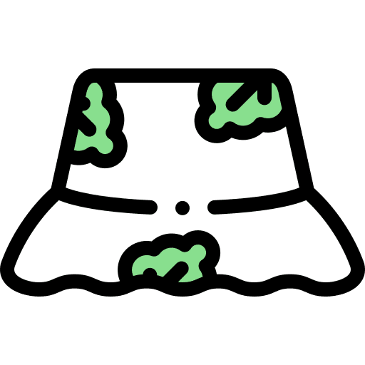 Summer summer hat beach icon