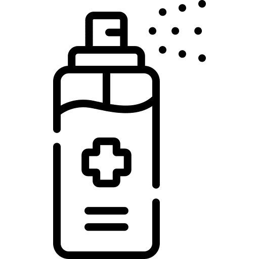 Alcohol antibacterial gel hand gel drink icon