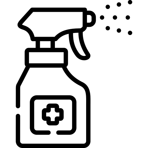 Desinfectant clean chemical wash icon