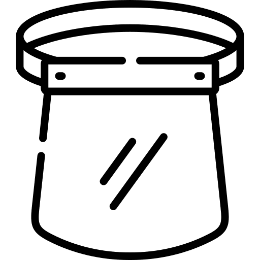 Protection face protection healthcare and medical protection icon