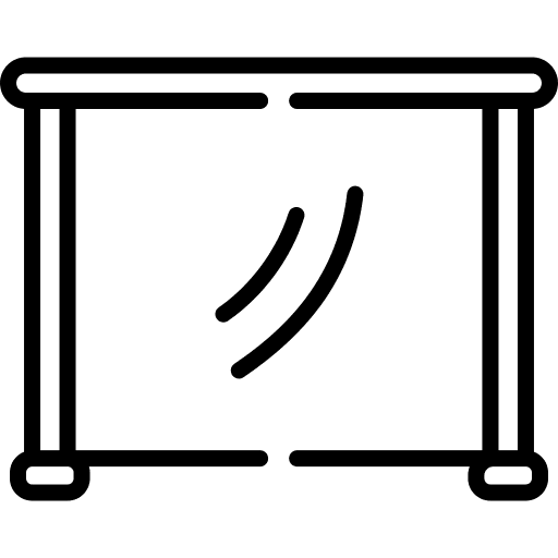 Room divider protection healthcare and medical bed icon