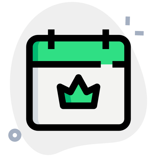 Calendar champion time and date competition icon