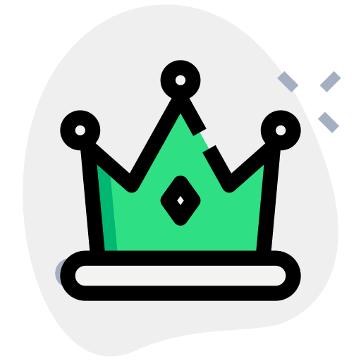 Crown monarchy fashion feudal icon