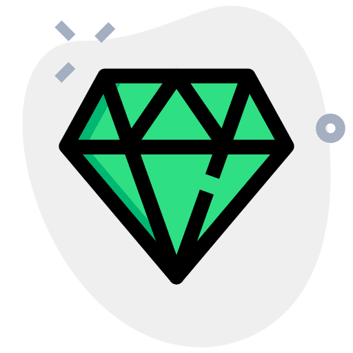 Diamond fashion jewelry ui icon