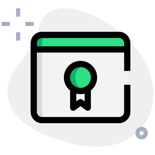 Online certificate champion winner best icon