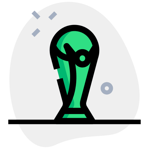 World cup championship trophy sports and competition icon