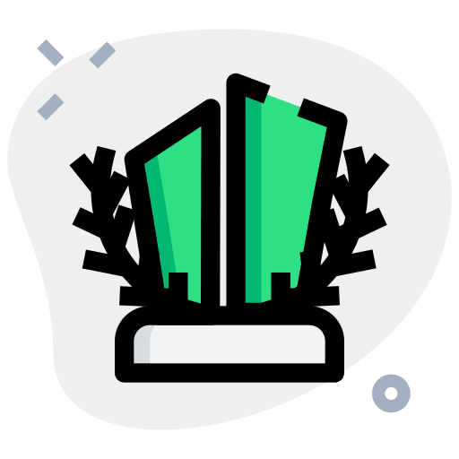 Charter award sports and competition champion icon