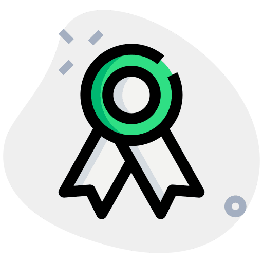 Ribbon competition winner prize icon