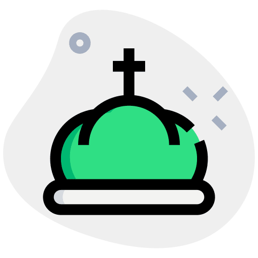 Cross royal crown royal cross icon