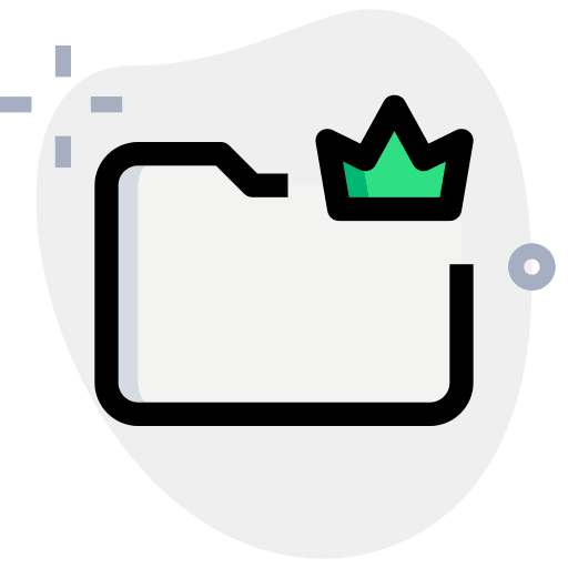 Folder best badge competition icon