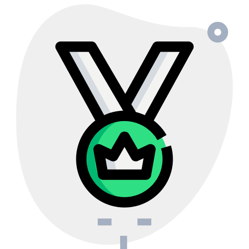 Premium sports and competition best crown icon